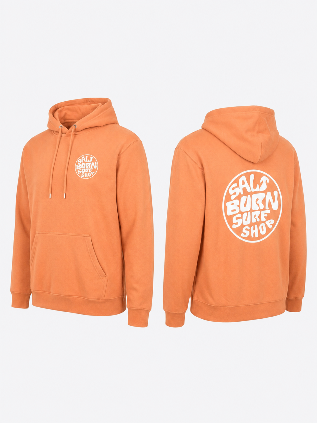 Saltburn Surf Shop Hoody Round Logo