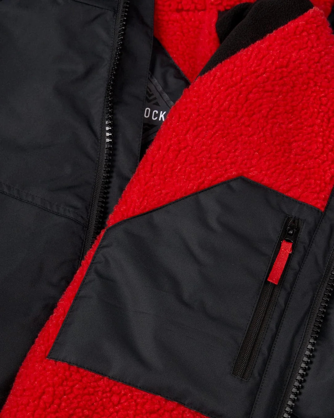 Recycled Kids Changing Robe Black/Red