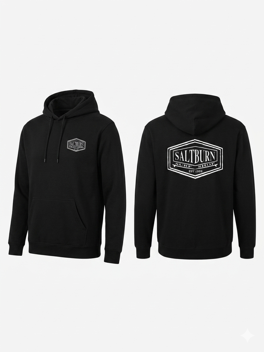 Saltburn Surf Shop Hoody Rhombus Logo
