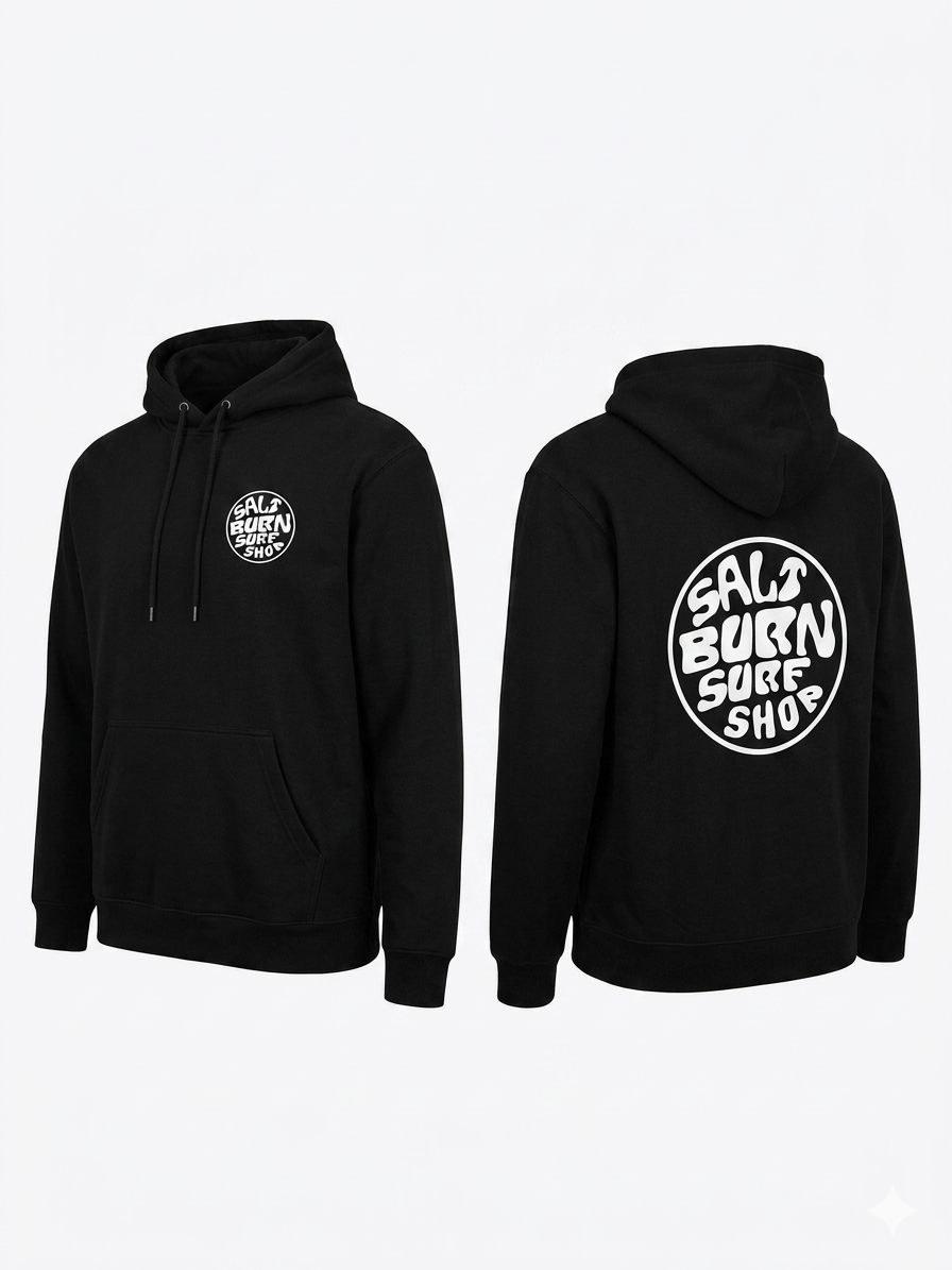 Saltburn Surf Shop Hoody Round Logo