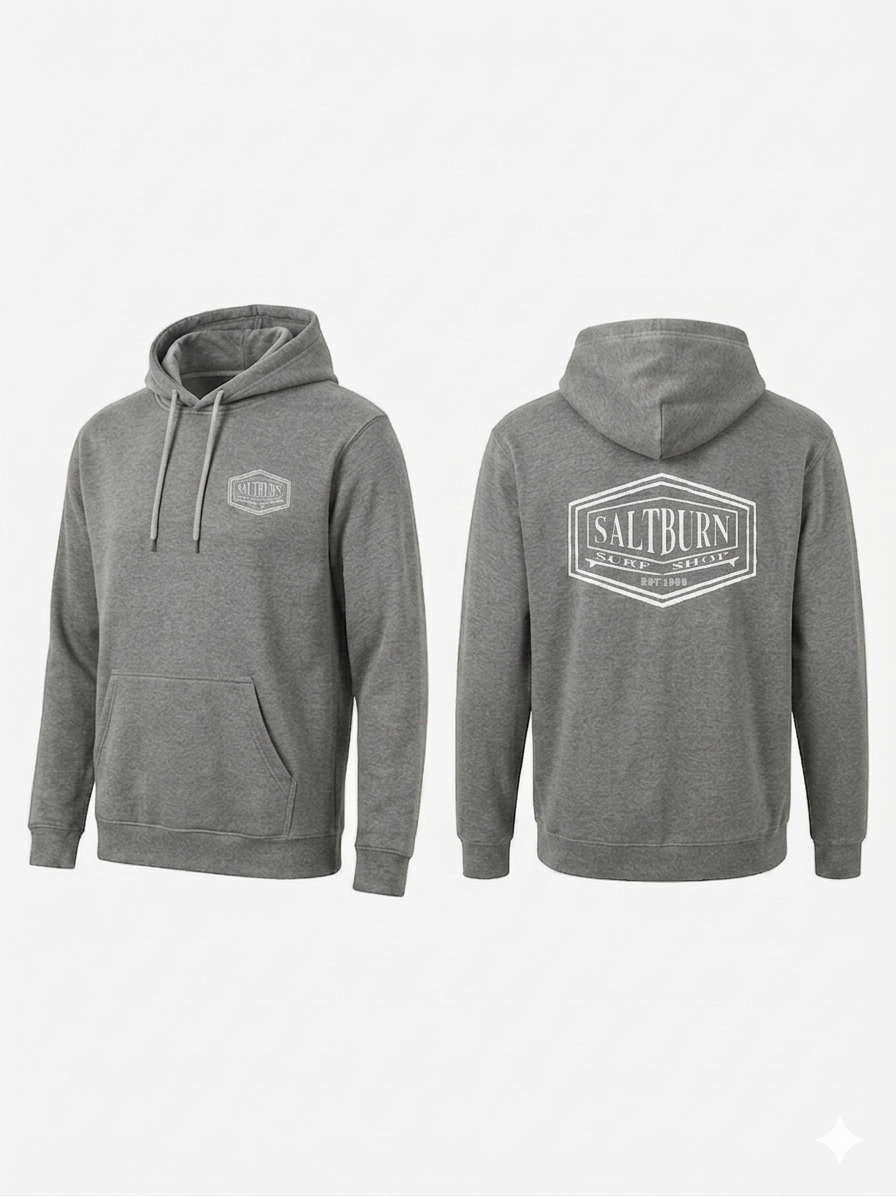 Saltburn Surf Shop Hoody Rhombus Logo