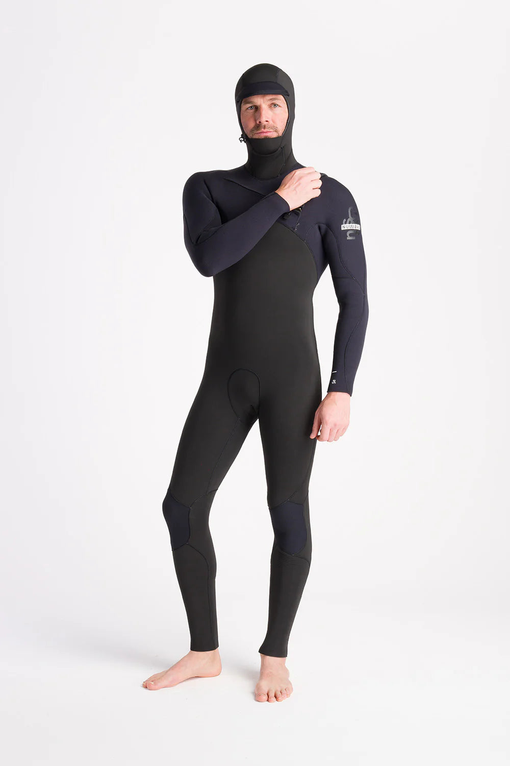 C-Skins NUWAVE SESSION 5:4 MENS CHEST ZIP HOODED STEAMER