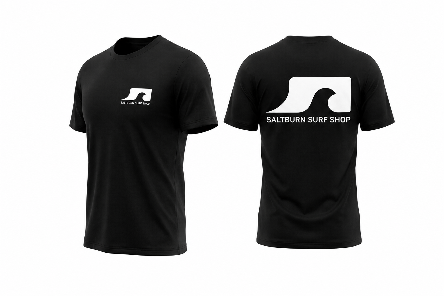 Saltburn Surf Shop T-Shirt Original Logo