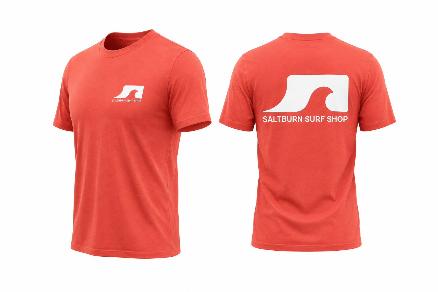 Saltburn Surf Shop T-Shirt Original Logo