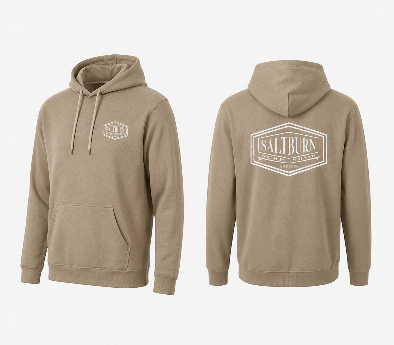 Saltburn Surf Shop Hoody Rhombus Logo