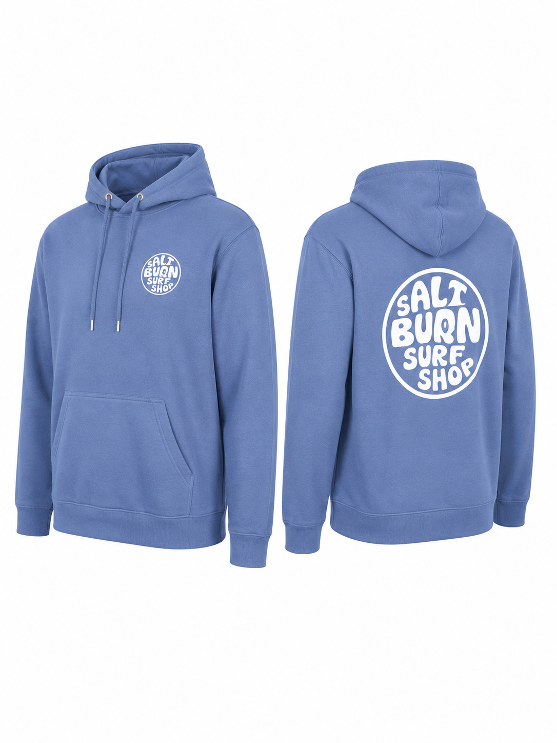 Saltburn Surf Shop Hoody Round Logo