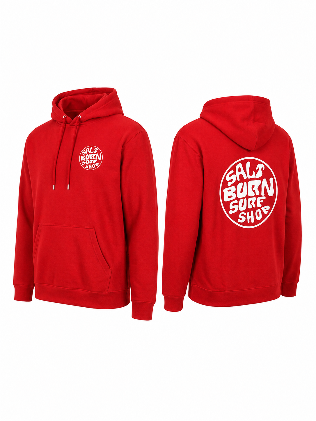 Saltburn Surf Shop Hoody Round Logo
