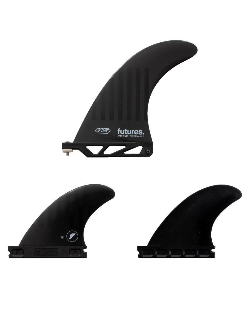 Futures HS 2+1 6.0 Tri Fins Medium - Black