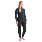 C-Skins NuWave Solace 5/4/3mm Women's Chest Zip Wetsuit - Black / Bluestone / Cool Green