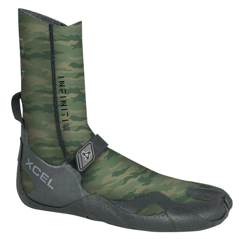 Xcel 5mm Camo Infinity Round Toe Wetsuit Boots