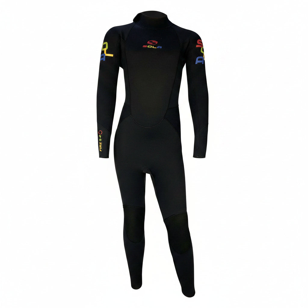 Sola Fire 5/4 GBS Back Zip Kids Fullsuit