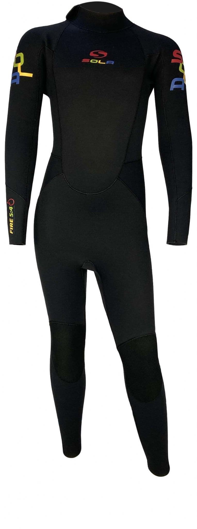 Sola Fire 5/4 GBS Back Zip Kids Fullsuit