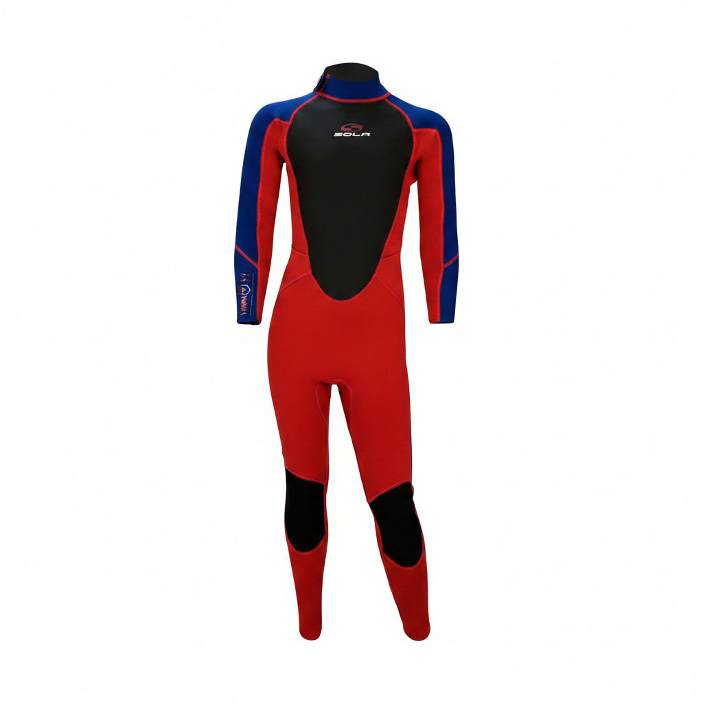 Sola Storm 3/2 Back Zip Youth Fullsuit