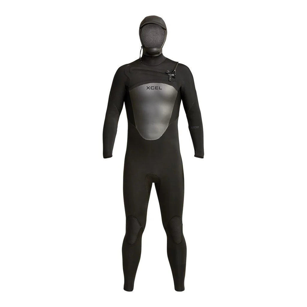 Xcel Axis Hooded 5/4mm Winter Wetsuit - Black